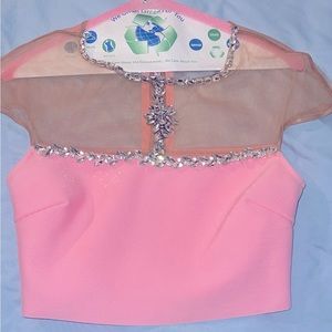 NovaLuxe Barbie Pink 2-Piece Set | Form Fitting & Stretchy | Dry-Cleaned |